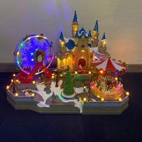 Parque De Diversao Natalino Natal Gigante Papai Noel Arvore Cenario Musical Led Movimento Festa Fim De Ano Decoraçao - 3