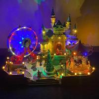 Parque De Diversao Natalino Natal Gigante Papai Noel Arvore Cenario Musical Led Movimento Festa Fim De Ano Decoraçao