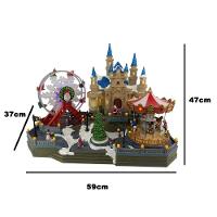 Parque De Diversao Natalino Natal Gigante Papai Noel Arvore Cenario Musical Led Movimento Festa Fim De Ano Decoraçao - 6