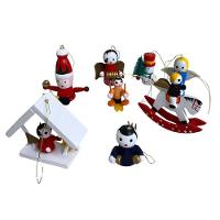 Enfeite De Natal Natalino Madeira Pingente Arvore De Natal Festa Fim De Ano Decoraçao Reuniao Evento Celebraçao - 6