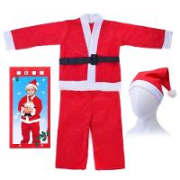 Roupa Papai Noel Infantil Natalino Fantasia Criança Natal Completa Festa Fim De Ano Evento Comemoraçao Merry Christimas - 5