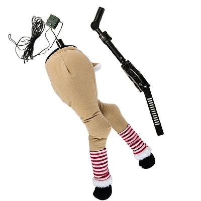 Pernas Rena Natalina Arvore Natal Movimento Chute Flexivel Decoraçao Janela Porta Vitrine Cenario Loja Casa Comercio