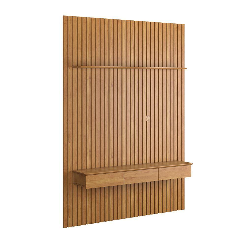 Home Ripado Supremo 1.8 Com Gavetas Para Tv Até 75 Polegadas Cinamomo - 1