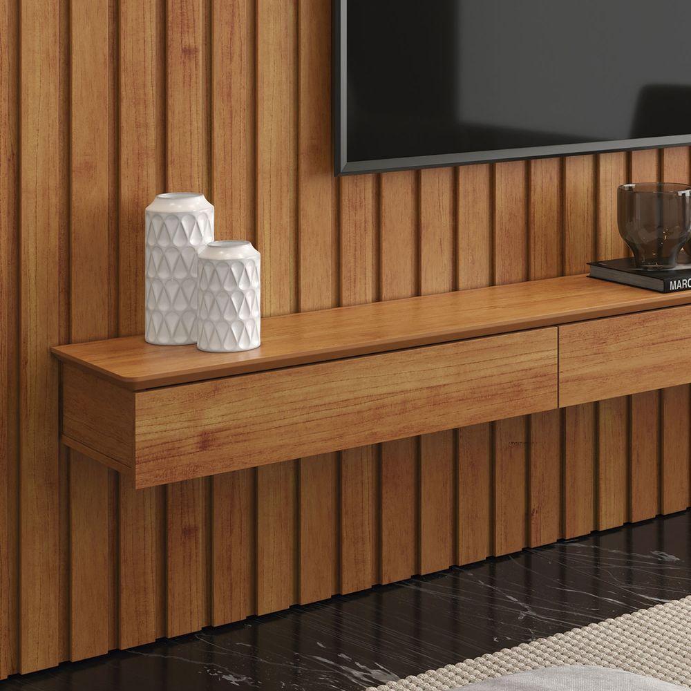 Home Ripado Supremo 1.8 Com Gavetas Para Tv Até 75 Polegadas Cinamomo - 5