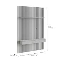 Home Ripado Supremo 1.8 Com Gavetas Para Tv Até 75 Polegadas Cinamomo - 6