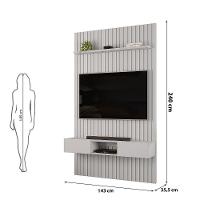 Home Ripado Sala Para Tv De 60 Polegadas Trento Com Led Bali Com Bali - 6