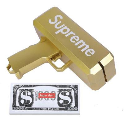 Lança Notas Dinheiro Money Gun Lançador Brinquedo Festa Aniversario Comemoraçao 15 Anos Casamento Balada Evento