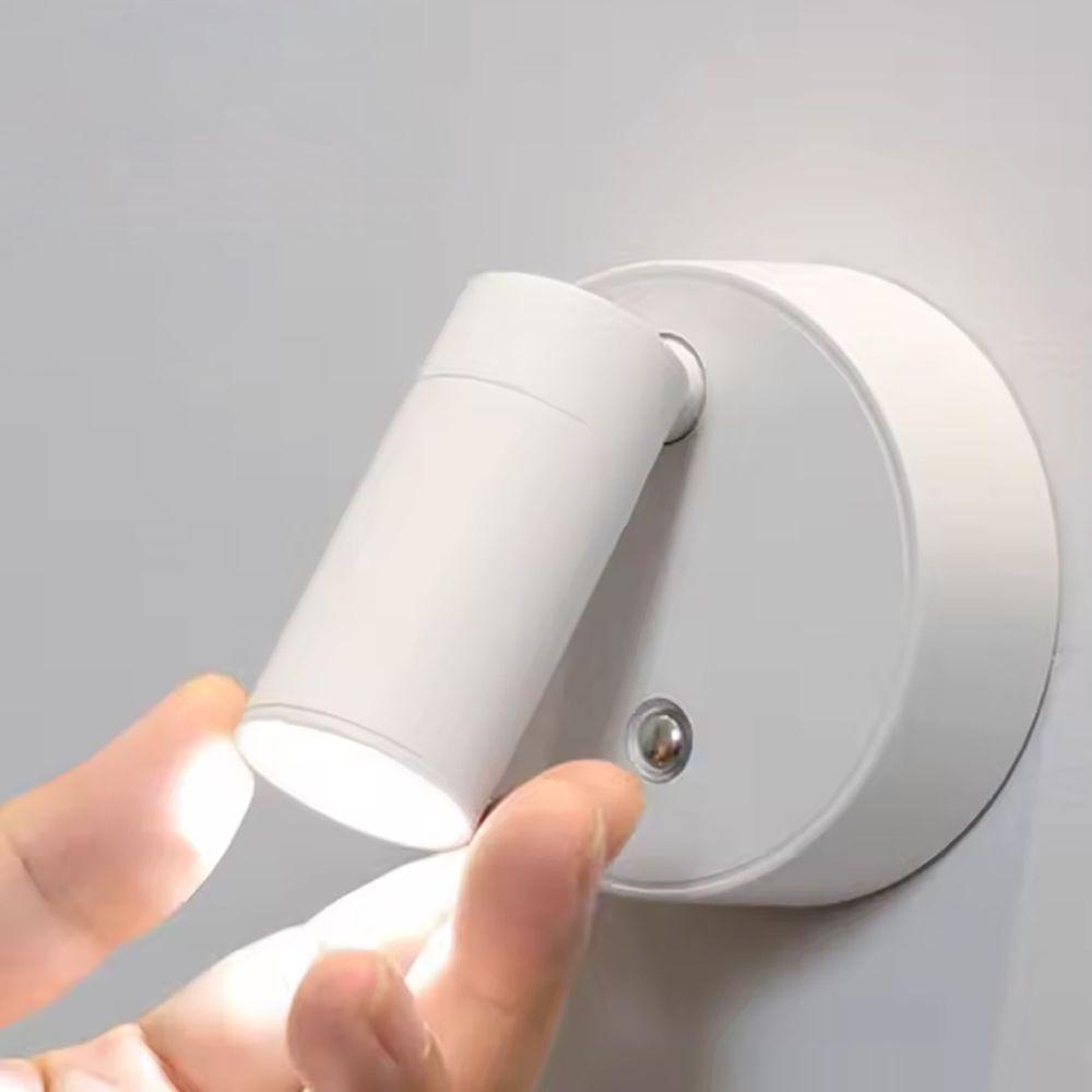 Luminaria Arandela 3 Tons Led Usb Bateria Recarregavel Sala Quarto Mesa Cabeceira Leitura Trabalho Estudo Iluminaçao - 6