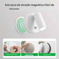 Luminaria Arandela 3 Tons Led Usb Bateria Recarregavel Sala Quarto Mesa Cabeceira Leitura Trabalho Estudo Iluminaçao - 5