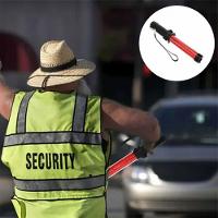 Bastao Led Sinalizador Apito Lanterna Recarregavel Transito Estacionamento Manobrista Frentista Sinalizaçao Segurança - 7