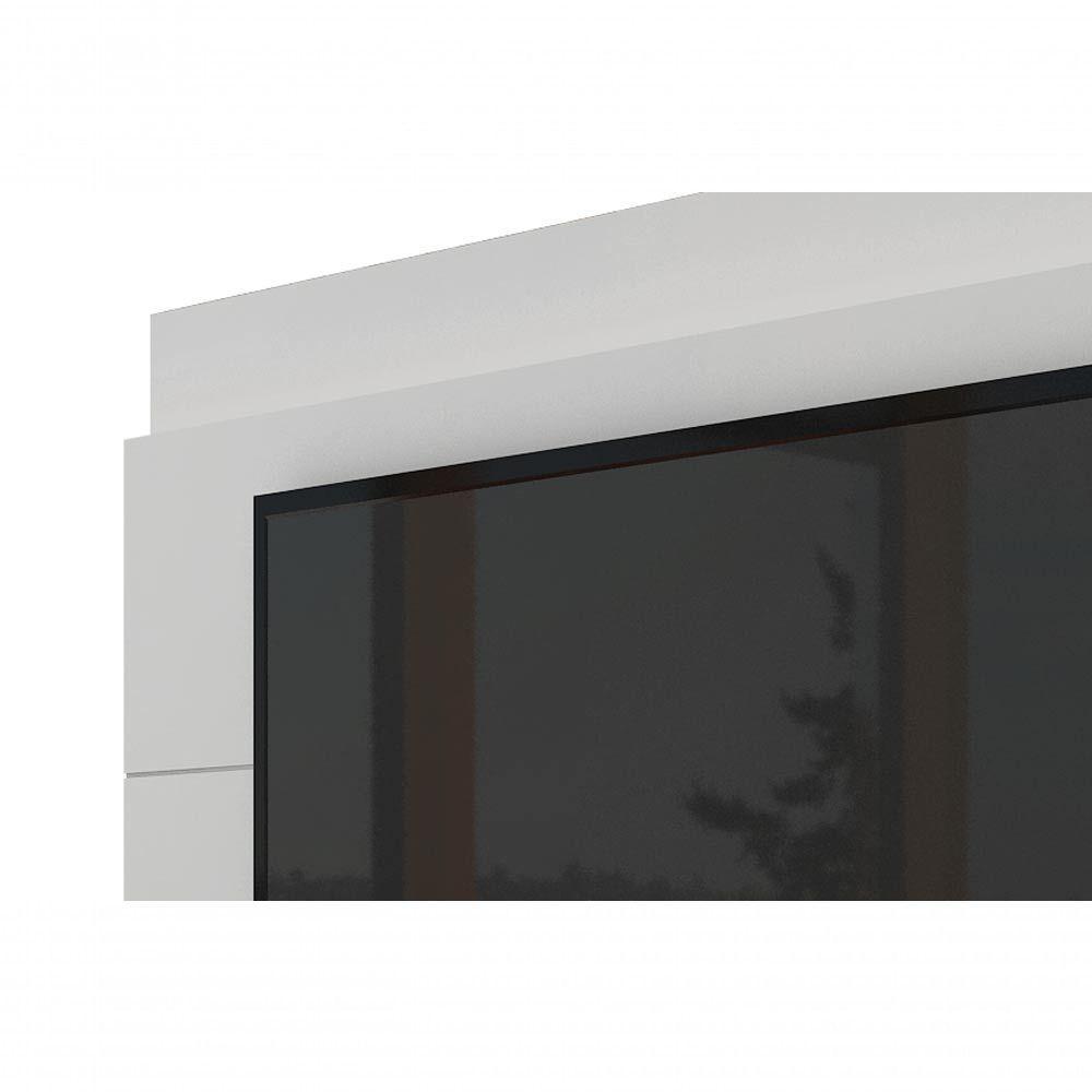 Rack Com Painel Para Tv 55 Polegadas Branco Classic 2g 1.8 Com Led - Imcal Móveis - 4