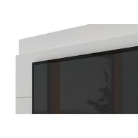 Rack Com Painel Para Tv 55 Polegadas Branco Classic 2g 1.8 Com Led - Imcal Móveis