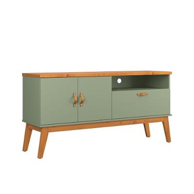 Rack Estante Sirius 1.4 3 Portas Alecrim Com Cinamomo