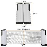 Rede Ping Ping Extensivel Tenis De Mesa Retratil Jogo Treino Esporte Atividade Ar Livre Lazer Resistente Portatil - 2