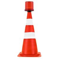 Sinalizador Solar Viario Estrada Obra Rodovia Transito Avenida Emergencia Sinalizaçao Alerta Acidente Segurança - 7