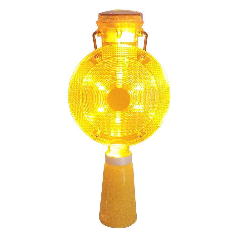 Sinalizador Viario Solar Sinalizaçao Kit 11 Uni Cone Obra Pista Estrada Rua Iluminaçao Segurança Fiscalizaçao Chuva - 3