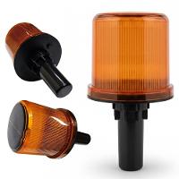 Sinalizador Solar Viario Cone Rodovia Obra Transito Sinalizaçao Emergencia Segurança Acidente Alerta - 1