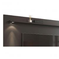 Rack Com Painel Aspen 1.8 Preto - Moveisaqui - 3