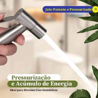Ducha Higienica Chuveirinho Banheiro Lavabo Higienizaçao Limpeza Mangueira Flexivel Spray Acessorio Resistente - 3