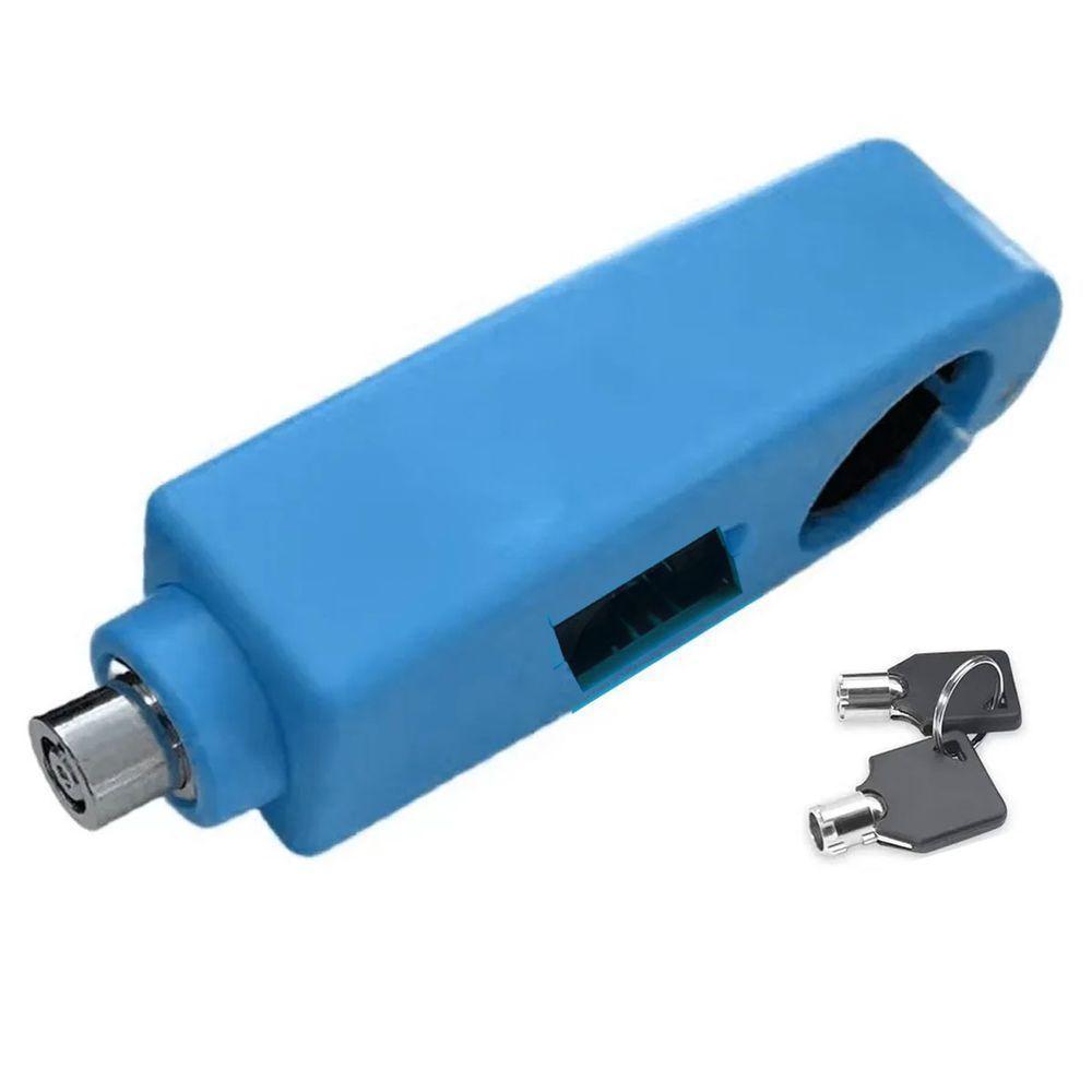 Trava De Moto Manete Manopla Guidao Freio Embreagem Cadeado Antifurto Acelerador Motocicleta Bicicleta Bike Proteçao - 7