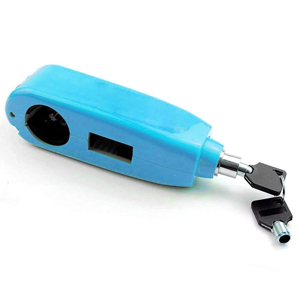 Trava De Moto Manete Manopla Guidao Freio Embreagem Cadeado Antifurto Acelerador Motocicleta Bicicleta Bike Proteçao - 9