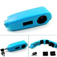 Trava De Moto Manete Manopla Guidao Freio Embreagem Cadeado Antifurto Acelerador Motocicleta Bicicleta Bike Proteçao - 5