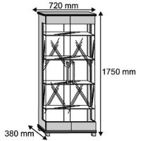 Cristaleira Cristal Nature - Imcal Móveis - 5