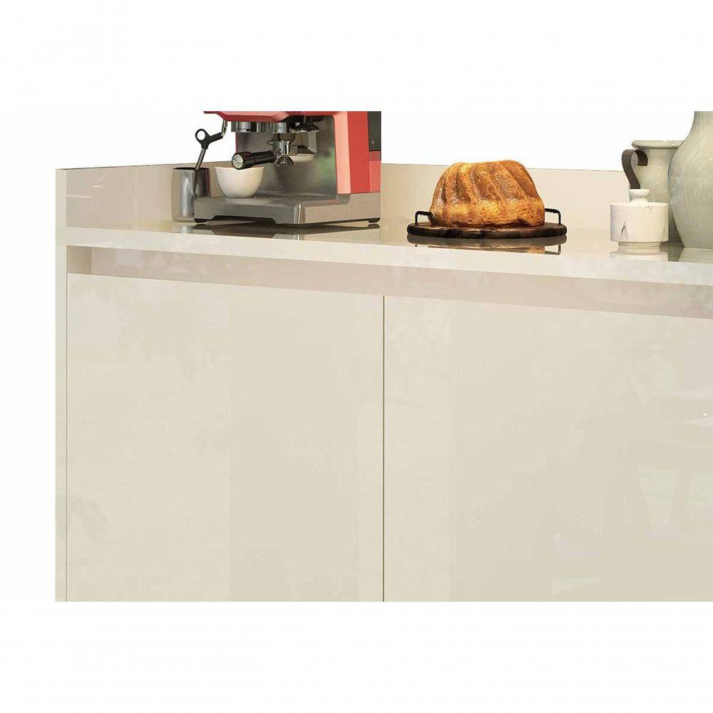 Buffet Aparador Retrô Delux 2 Portas Off White - Moveisaqui - 3