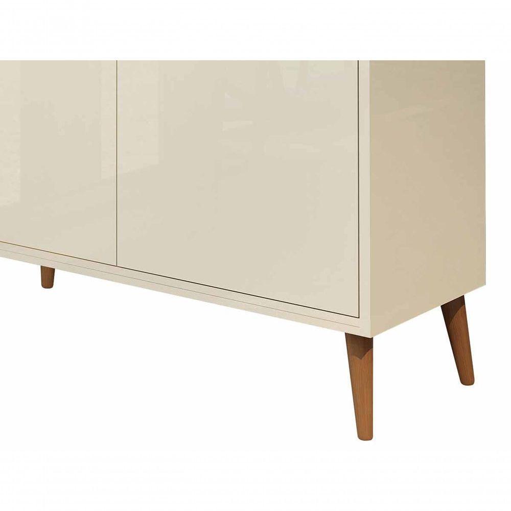 Buffet Aparador Retrô Delux 2 Portas Off White - Moveisaqui - 4