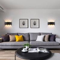 Arandela Luminaria Parede 8w 8 Fachos Iluminaçao Casa Garagem Varanda Rua Quintal Jardim Segurança Muro - 8