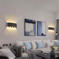 Arandela Luminaria Parede 8w 8 Fachos Iluminaçao Casa Garagem Varanda Rua Quintal Jardim Segurança Muro - 10