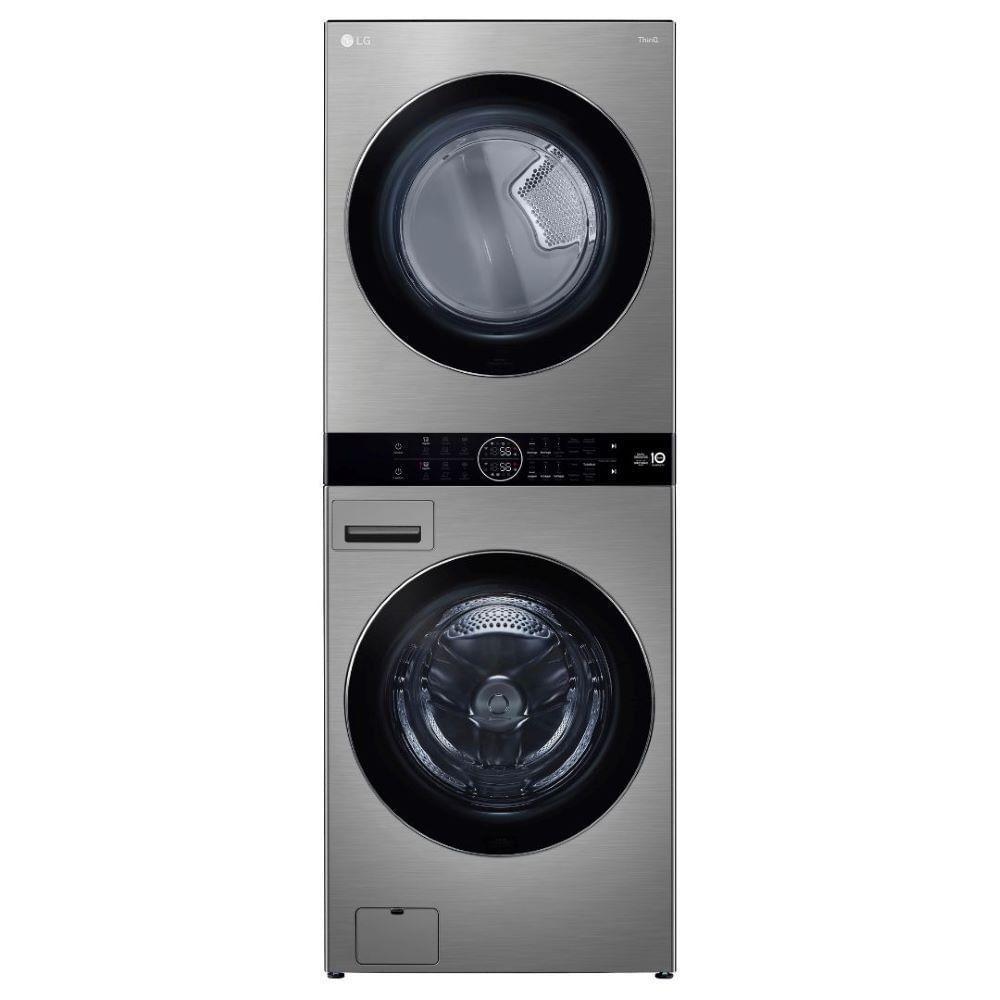 Lavadora E Secadora Lg Washtower 17kg Inox 220v Wk17vs6a - 1