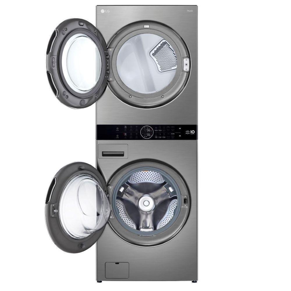 Lavadora E Secadora Lg Washtower 17kg Inox 220v Wk17vs6a - 2