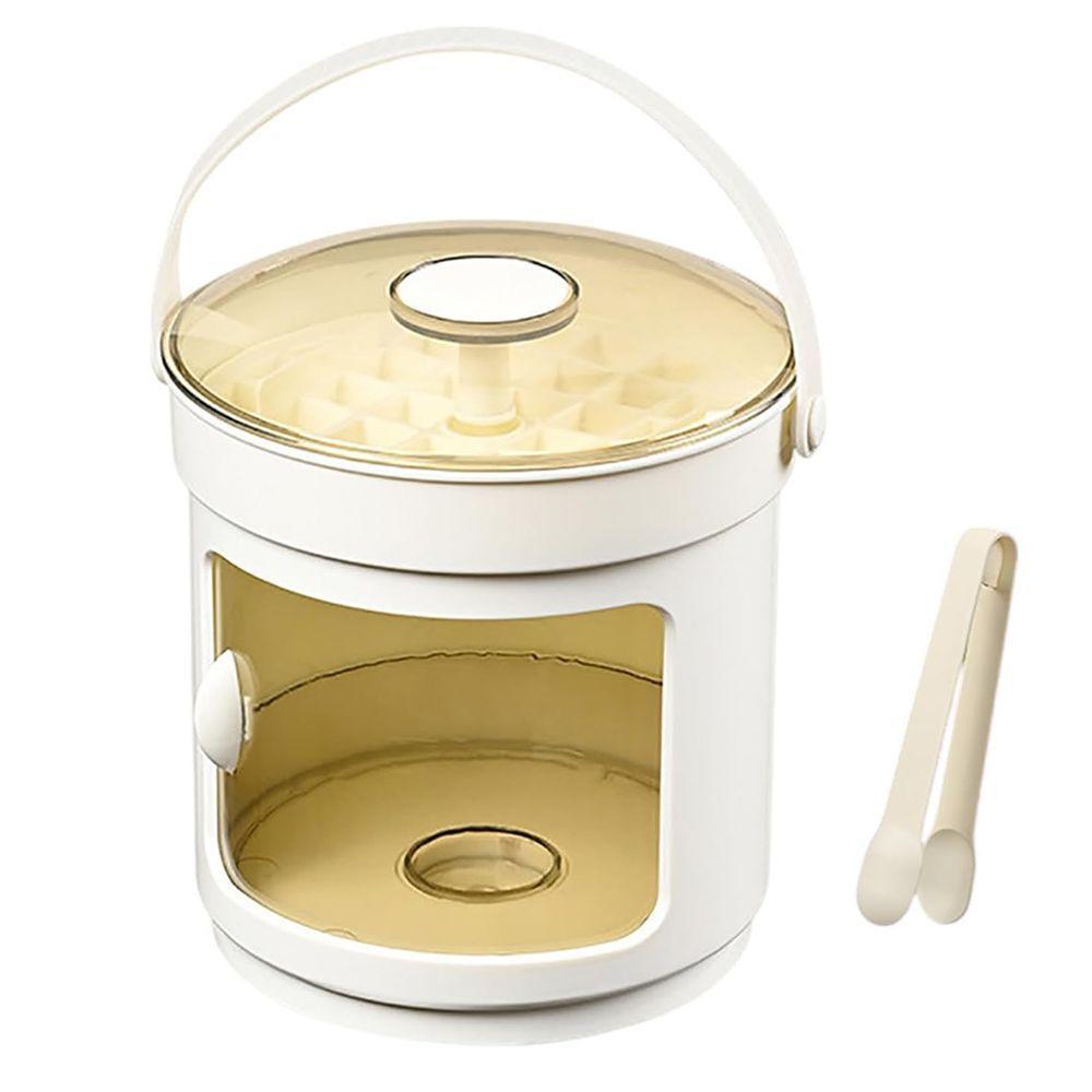 Balde Forma De Gelo Reservatorio Tampa Pegador Recipiente Dispenser Armazenamento Casa Festa Evento Reuniao Lazer - 4