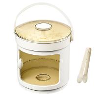 Balde Forma De Gelo Reservatorio Tampa Pegador Recipiente Dispenser Armazenamento Casa Festa Evento Reuniao Lazer