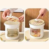 Balde Forma De Gelo Reservatorio Tampa Pegador Recipiente Dispenser Armazenamento Casa Festa Evento Reuniao Lazer - 5