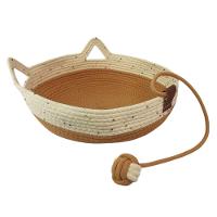 Cama De Gato Arranhador Ninho Cestinho Pet Brinquedo Bolinha Animais Estimaçao Confortavel Petshop Casa - 6