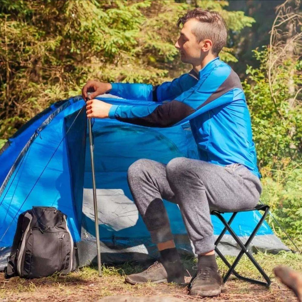 Banco Baquenta Dobravel Banquinho Cadeira Portatil Camping Acampamento Praia Pesca Piqueninique Ar Livre Passeio - 2