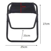 Banco Baquenta Dobravel Banquinho Cadeira Portatil Camping Acampamento Praia Pesca Piqueninique Ar Livre Passeio - 7