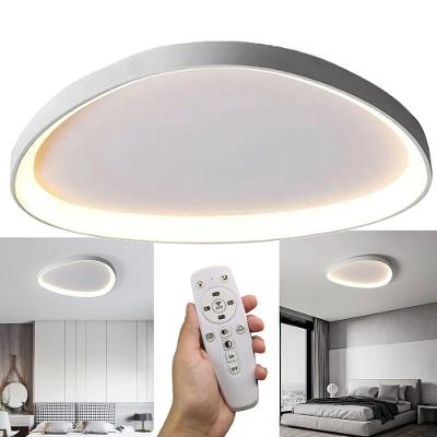 Luminaria Paflon Sobrepor Led 3 Tons Ajustavel Controle Remoto Luz Teto Iluminaçao Decoraçao Casa Sala Quarto Comercio