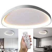 Luminaria Paflon Sobrepor Led 3 Tons Ajustavel Controle Remoto Luz Teto Iluminaçao Decoraçao Casa Sala Quarto Comercio - 1