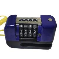 Trava De Disco Freio Antifurto Moto Bike Motocicleta Bicicleta Senha 4 Digitos Cadeado Resistente Proteçao Segurança - 7