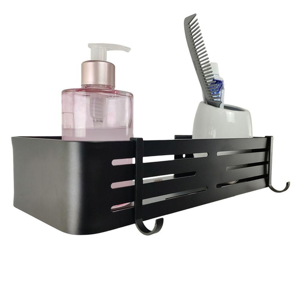 Suporte Porta Shampoo Prateleira Banheiro Box Organizaçao Gancho Utensilios Casa Lavanderia Cozinha Multiuso Resistente - 2