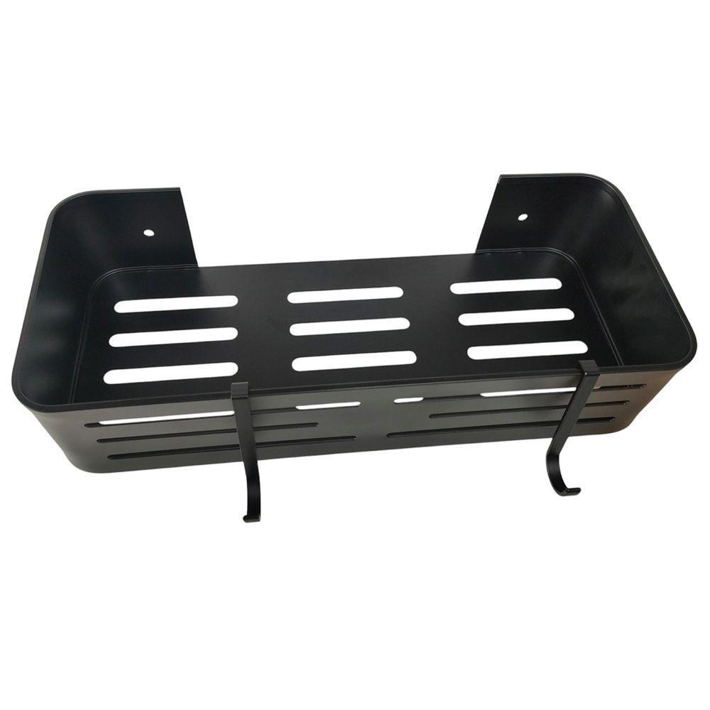 Suporte Porta Shampoo Prateleira Banheiro Box Organizaçao Gancho Utensilios Casa Lavanderia Cozinha Multiuso Resistente - 3