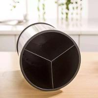 Porta Talheres Utensilios Base Giratoria Inox Bancada Cozinha Suporte Pia Mesa Organizaçao Limpeza Multiuso Resistente - 9