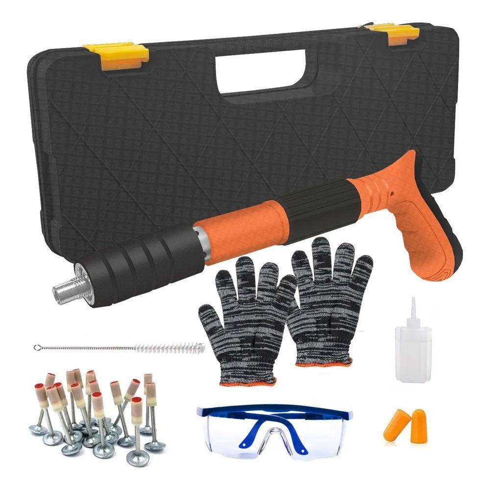 Pistola De Fixaçao Finca Pino Prego Rebitadeira Açao Direta Epi Gesso Alvenaria Drywall Obra Construçao Acessorios - 10