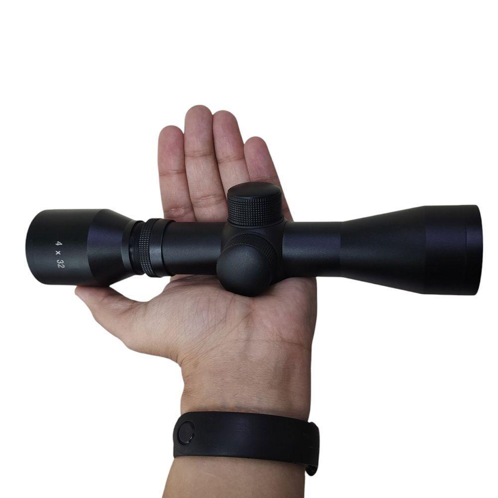 Luneta Riflescope Foco Zoom Mira Caça Visao Longo Alcance Esporte Paintball Airsoft Maxima Precisao Profissional - 5