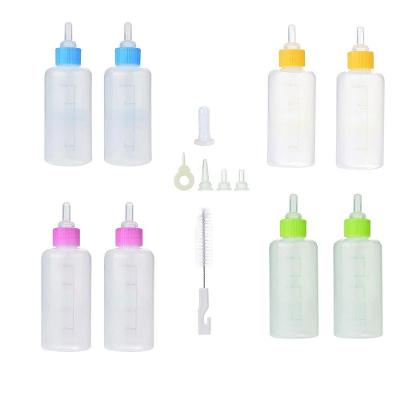 Mamadeira Gato Cao Pet Filhote 60ml Kit 2 Unidades Cor Sortida Cachorro Animal De Estimaçao Alimentaçao Seguro Higienico