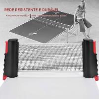 Rede De Ping Pong Retratil Extensivel Treino Jogo Esporte Tenis De Mesa Resistente Portatil Recreaçao