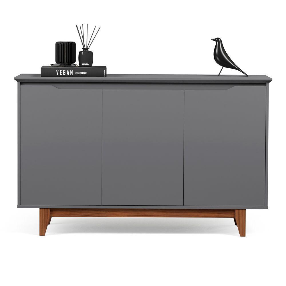 Buffet 3 Portas Flow Cinza - 1